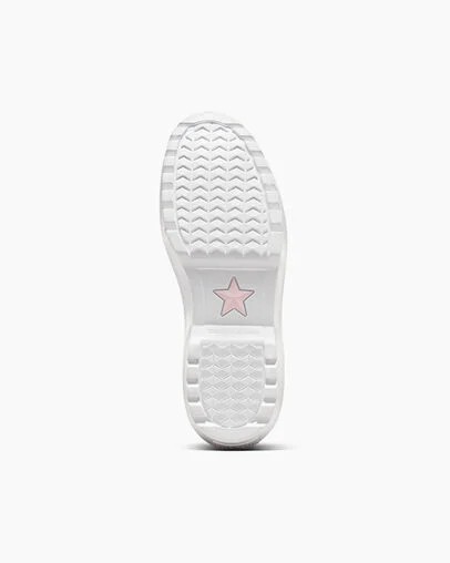 Converse Chuck Taylor All Star Lugged Lift Ruffles Kids' Sneakers Pink / White USA | C-09861729