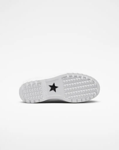 Converse Chuck Taylor All Star Lugged Lift Platform Kids' Canvas Shoes Black / White USA | C-82039479