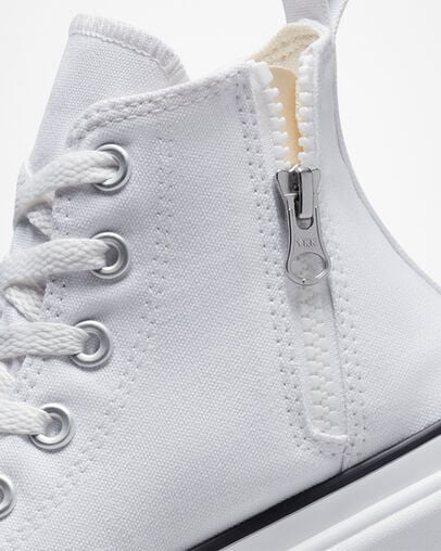 Converse Chuck Taylor All Star Lugged Lift Platform Kids' Canvas Shoes White / Black USA | C-46128059
