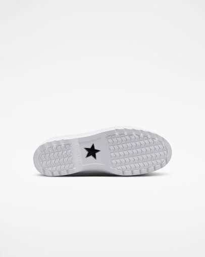 Converse Chuck Taylor All Star Lugged Lift Platform Kids' Canvas Shoes White / Black USA | C-46128059