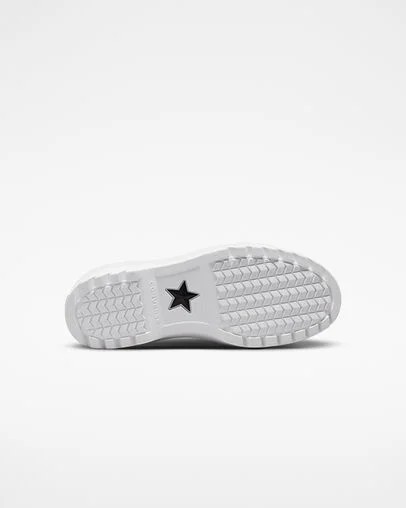 Converse Chuck Taylor All Star Lugged Lift Platform Kids' Canvas Shoes Black / White USA | C-46792309