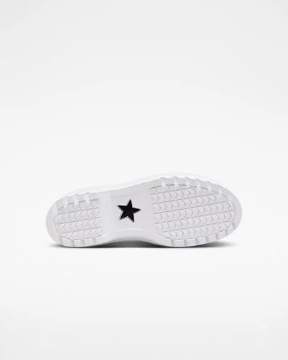 Converse Chuck Taylor All Star Lugged Lift Platform Kids' Canvas Shoes White / Black USA | C-08613759