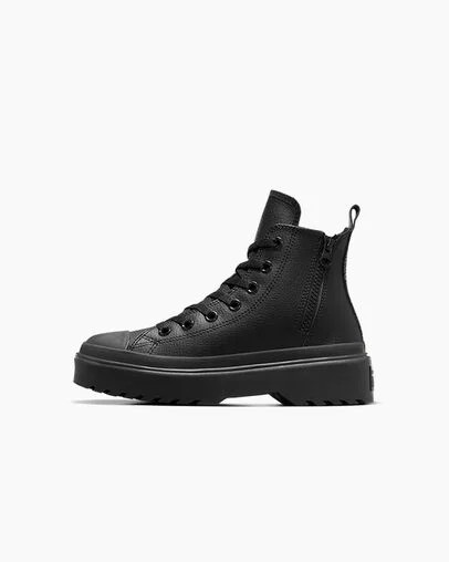 Converse Chuck Taylor All Star Lugged Lift Kids' Platform Shoes Black USA | C-87026939