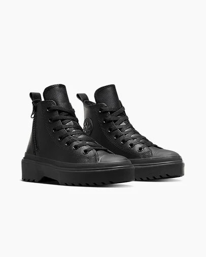 Converse Chuck Taylor All Star Lugged Lift Kids' Platform Shoes Black USA | C-87026939