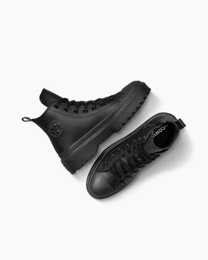 Converse Chuck Taylor All Star Lugged Lift Kids' Platform Shoes Black USA | C-87026939