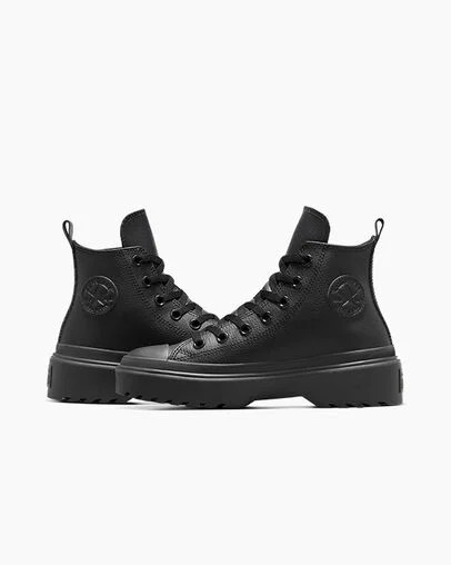 Converse Chuck Taylor All Star Lugged Lift Kids' Platform Shoes Black USA | C-87026939