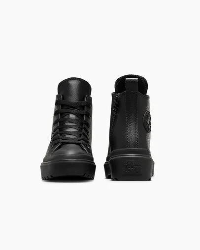 Converse Chuck Taylor All Star Lugged Lift Kids' Platform Shoes Black USA | C-87026939