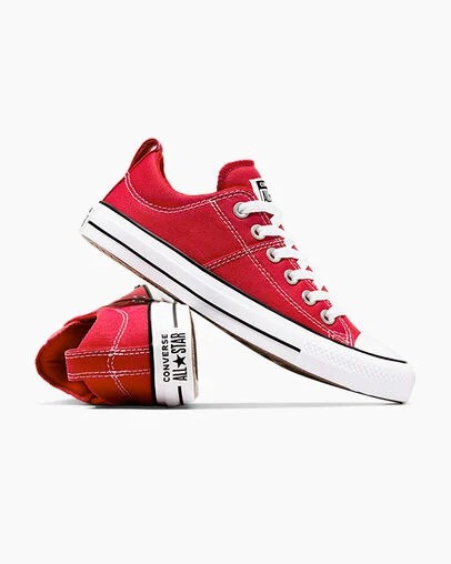Converse Chuck Taylor All Star Madison Women Canvas Shoes Red / White / Black USA | C-50489739