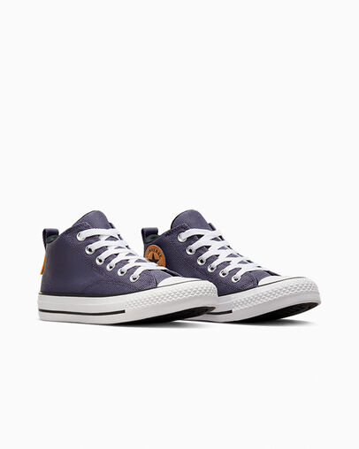 Converse Chuck Taylor All Star Malden Street Kids' Boots Grey Purple / White USA | C-17924039