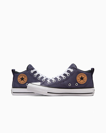 Converse Chuck Taylor All Star Malden Street Kids' Boots Grey Purple / White USA | C-17924039