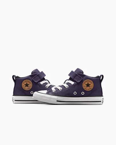 Converse Chuck Taylor All Star Malden Street Kids' Canvas Shoes Grey Purple / White USA | C-43908679
