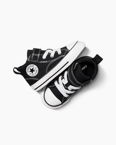 Converse Chuck Taylor All Star Malden Street Kids' Boots Black / White USA | C-67183409