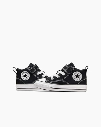 Converse Chuck Taylor All Star Malden Street Kids' Boots Black / White USA | C-67183409