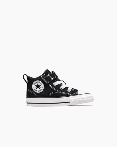 Converse Chuck Taylor All Star Malden Street Kids\' Boots Black / White USA | C-67183409