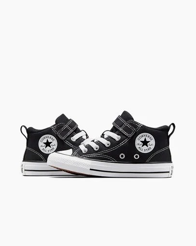 Converse Chuck Taylor All Star Malden Street Kids' Boots Black / White USA | C-02861979