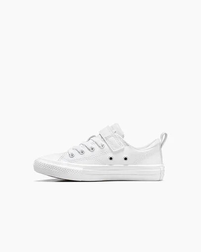 Converse Chuck Taylor All Star Malden Street Leather Kids' Sneakers White USA | C-50367489