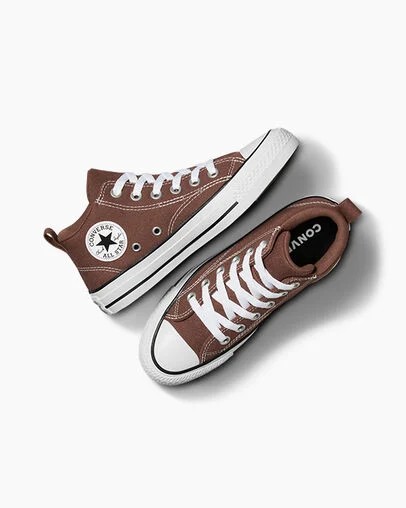 Converse Chuck Taylor All Star Malden Street Kids' Boots Brown / White / Black USA | C-42790169