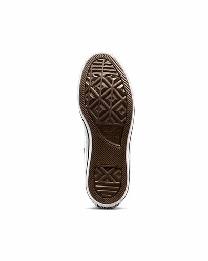 Converse Chuck Taylor All Star Malden Street Kids' Boots Brown / White / Black USA | C-42790169
