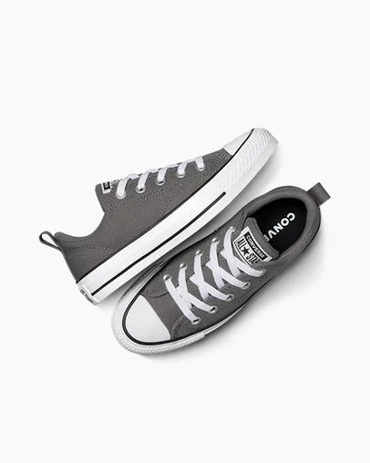 Converse Chuck Taylor All Star Malden Street Kids' Sneakers Grey / Black / White USA | C-25698719