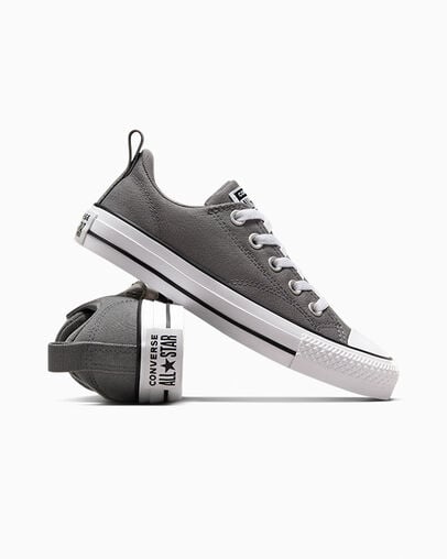 Converse Chuck Taylor All Star Malden Street Kids' Sneakers Grey / Black / White USA | C-25698719