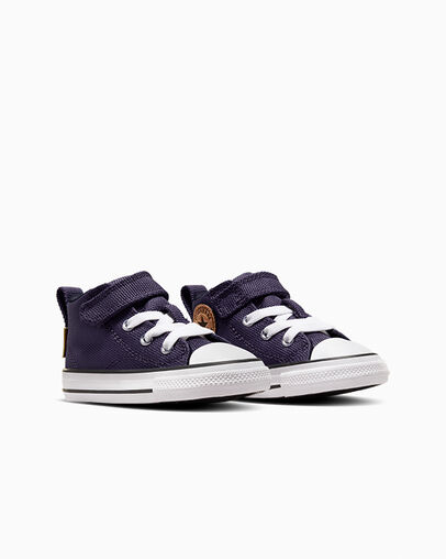 Converse Chuck Taylor All Star Malden Street Kids' Canvas Shoes Grey Purple / White USA | C-98125349