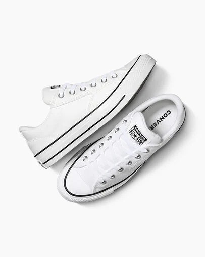 Converse Chuck Taylor All Star Malden Street Women Tennis Shoes White / Black USA | C-81930649