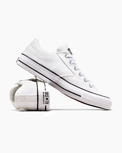 Converse Chuck Taylor All Star Malden Street Women Tennis Shoes White / Black USA | C-81930649