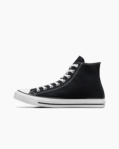 Converse Chuck Taylor All Star Men Canvas Shoes Black USA | C-43872699