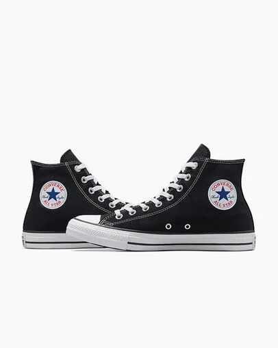 Converse Chuck Taylor All Star Men Canvas Shoes Black USA | C-43872699