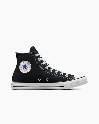 Converse Chuck Taylor All Star Men Canvas Shoes Black USA | C-43872699