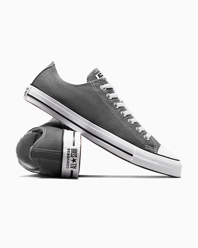 Converse Chuck Taylor All Star Men Canvas Shoes Grey USA | C-53782469