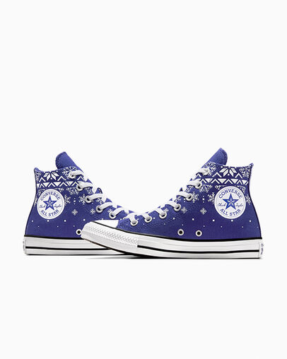 Converse Chuck Taylor All Star Men Sneakers Purple / White / Black USA | C-04385619