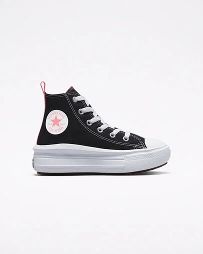 Converse Chuck Taylor All Star Move Color Pop Kids\' Platform Shoes Black / Pink Light Blue / White USA | C-74380529
