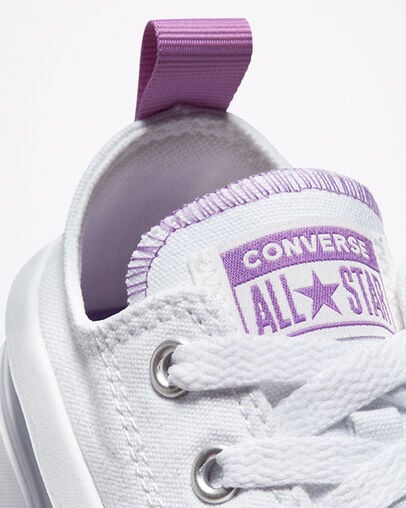 Converse Chuck Taylor All Star Move Kids' Platform Shoes White / Purple USA | C-56719209