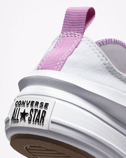 Converse Chuck Taylor All Star Move Kids' Platform Shoes White / Purple USA | C-56719209