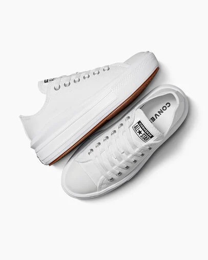 Converse Chuck Taylor All Star Move Women Platform Shoes White USA | C-45690239
