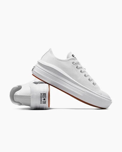 Converse Chuck Taylor All Star Move Women Platform Shoes White USA | C-45690239