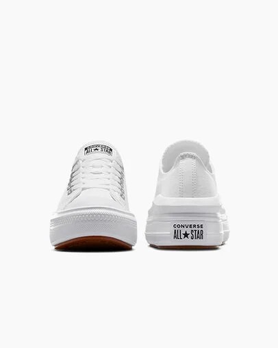 Converse Chuck Taylor All Star Move Women Platform Shoes White USA | C-45690239