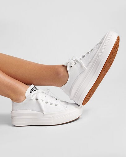 Converse Chuck Taylor All Star Move Women Platform Shoes White USA | C-45690239