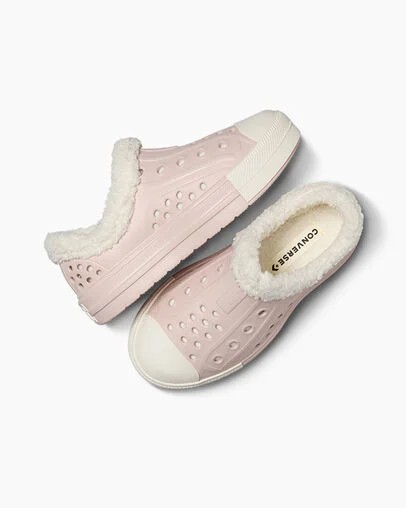 Converse Chuck Taylor All Star Play Lite CX Sherpa Kids' Sneakers Grey USA | C-70328169