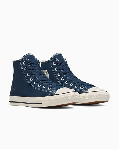 Converse Chuck Taylor All Star Pro Suede Women Skate Shoes Navy / Black USA | C-82973019