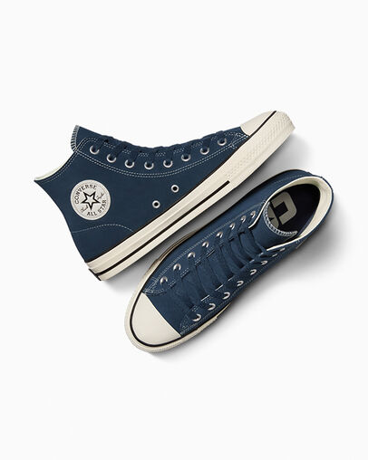 Converse Chuck Taylor All Star Pro Suede Women Skate Shoes Navy / Black USA | C-82973019