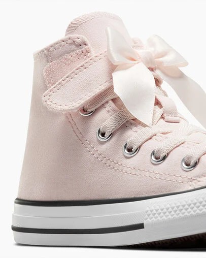 Converse Chuck Taylor All Star Ruffles & Bows Easy-On Kids' Sneakers Pink / White USA | C-85392419