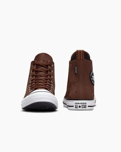 Converse Chuck Taylor All Star TecTuff Waterproof Men Boots Brown / Brown / White USA | C-97582409