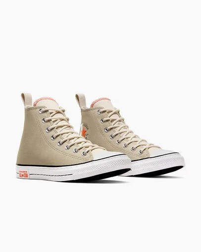 Converse Chuck Taylor All Star Vintage Athletic Men Sneakers Grey / Beige White USA | C-15890349