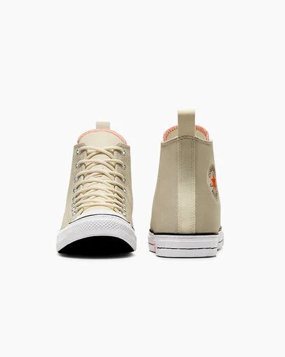 Converse Chuck Taylor All Star Vintage Athletic Men Sneakers Grey / Beige White USA | C-15890349