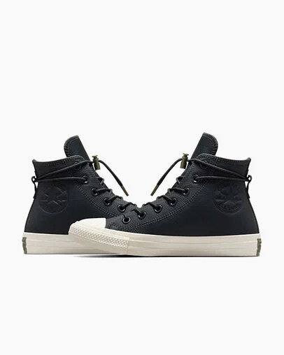 Converse Chuck Taylor All Star Weatherized Leather Men Sneakers Grey USA | C-06972319