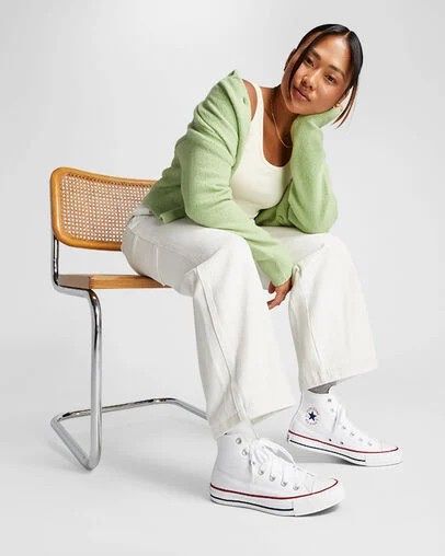 Converse Chuck Taylor All Star Women Canvas Shoes White USA | C-97602839