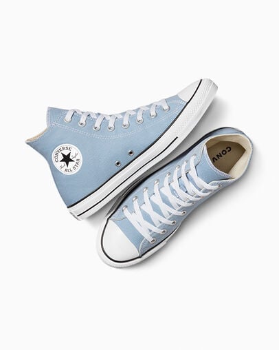 Converse Chuck Taylor All Star Women Canvas Shoes Blue USA | C-93621509