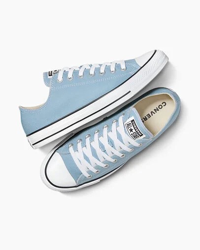 Converse Chuck Taylor All Star Women Canvas Shoes Blue USA | C-86735249